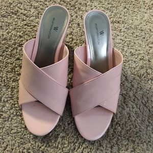 Worthington open toes heels